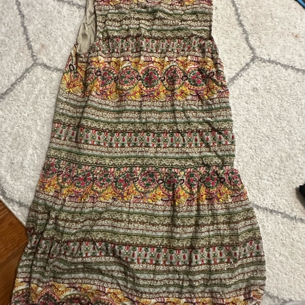 Hemant & Nandita Bohemian Multicolor Sleeveless Dress